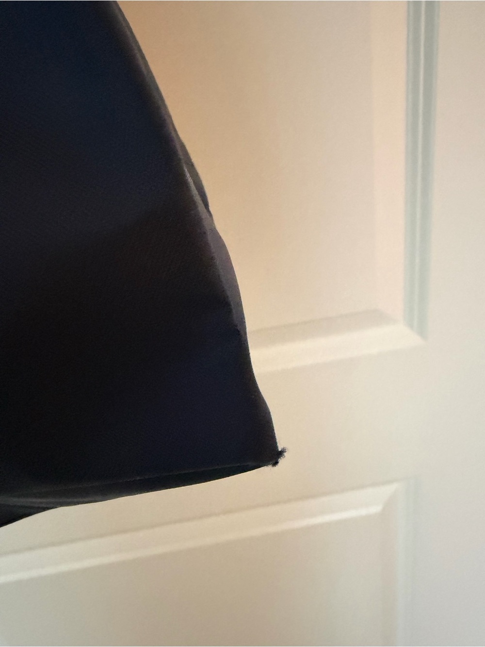Longchamp Navy Tote with Brown Leather Trim - Picture 4 of 8
